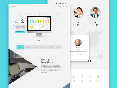 Yotascale design landing page software ui ux website