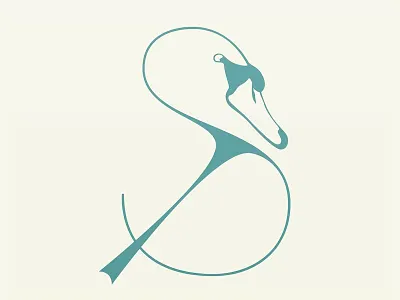 S…wan design graphic design type typography