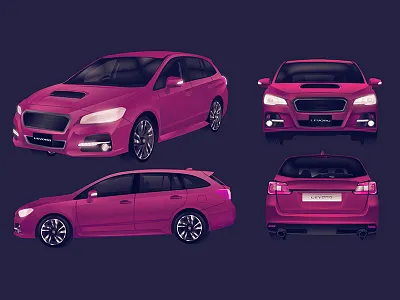 Subaru Levorg car illustration levorg subaru vector