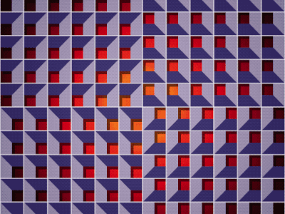 Yvaral Alive: “Ambiguous Structure No. 92” art geometric gif loop op art shape tate yvaral