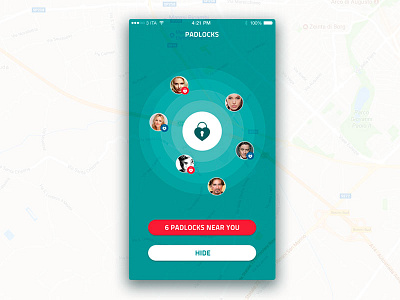 Padlocks radar dock gesture gestures ios location main padlocks radar ui