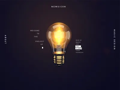 daily UI_73-Light bulb 3ds 4d app c4d cinema clean design ios photo screen ui ux