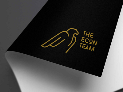 The Econ Team Logo bird branding buzzard buzzard eagle digital illustration eagle econ economics grey buzzard eagle illustration logo wildlife