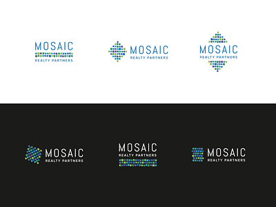 Realty Logo Options branding logo mosaic real estate realtor realty