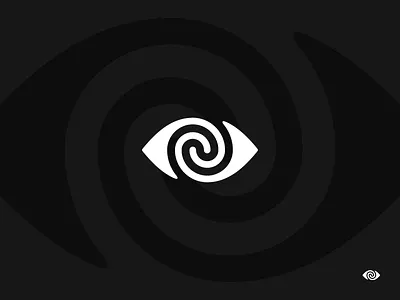 Hypnosis brand eye hypnosis icon logo swirl twirl