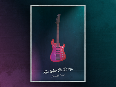 Lost in the Dreams illustration music poster