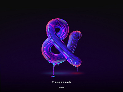 ampersand graphic design typography