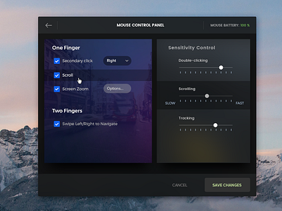 Settings settings ui ux