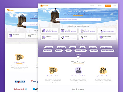 Education Loan Web Concept (WIP) education education loan finance loan ui web design