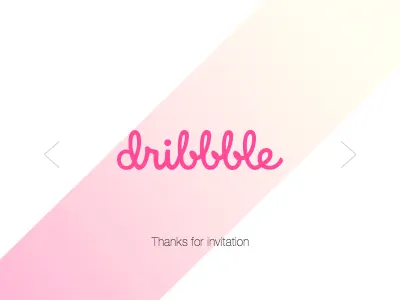 Hello,Dribbble！ dribbble