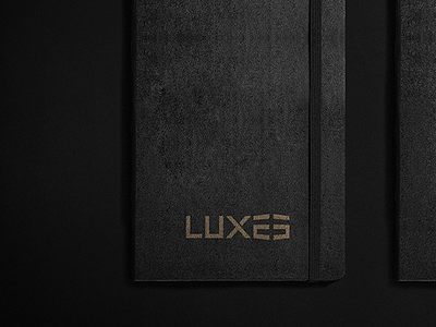 Luxes - Brand Identity design erlis graphic identity kosovo logo notebook pristina spray zarishta