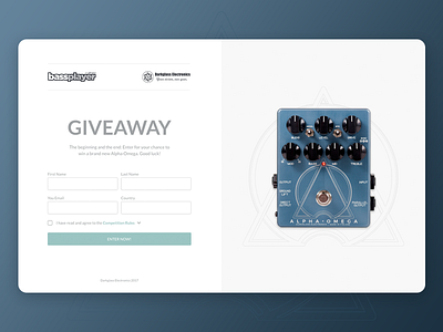 Darkglass Electronics & Bass Player Magazine bass player magazine darkglass electronics finland giveaway responsive design ui design ux design web design website
