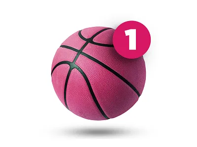 Lookin' For Best Player ball draft dribbble first flat giveaway invitation invite minimal player ticket