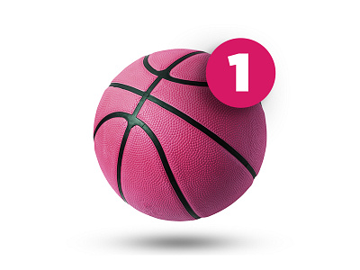 Lookin' For Best Player ball draft dribbble first flat giveaway invitation invite minimal player ticket