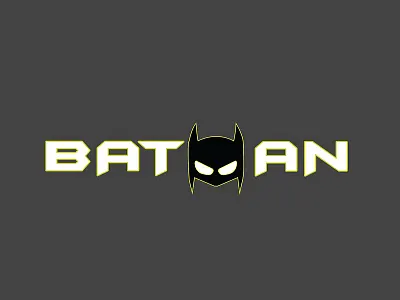 Batman adobe batman illustrator logo superhero word