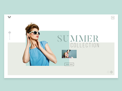 Fashion fashion layout webdesign