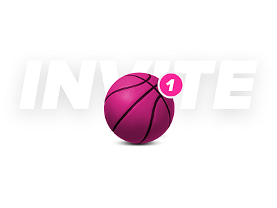 One Dribbble Invite ball basketball draft dribbble good invitation invite news