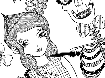 骨头先生 插画