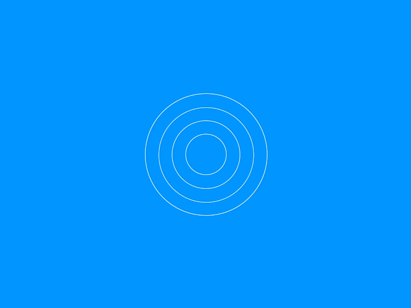 Circular Waves Animation animation circles looped minimal simple ui ux
