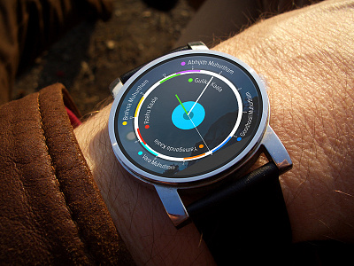 Watch Face android wear daylight material