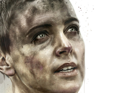 WOMEN. THE REAL WARRIORS. N.3 cintiq digital art digital painting illustration portrait
