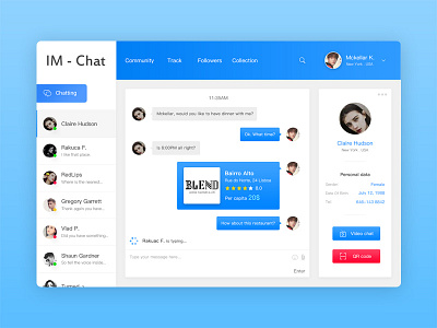IM-Chat ui