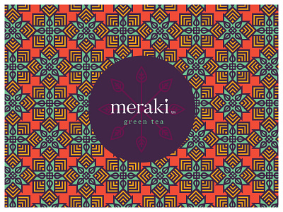 Meraki Green Tea bhutan branding green logo tea