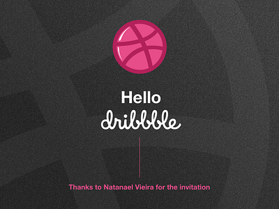 Hello Dribbble! debut dribbble first shot hello invite thanks