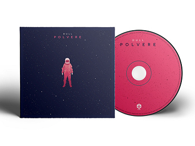 DULL - POLVERE // MUSIC ALBUM COVER album astronaut blue cover music red space stardust