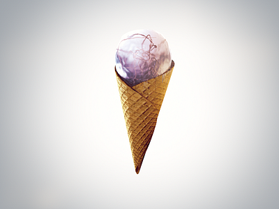 Alien Ice Cream alien bleh c4d disgusting ice icecream noway render summer ugh ugly