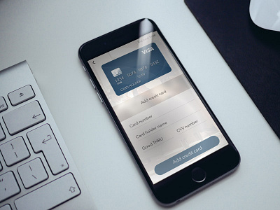 WeStyle - Add Cred card clean design mobile payment