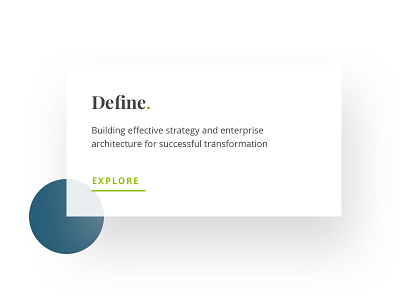 Define box drop shadow type web design white