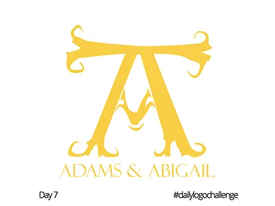 Day 7 #dailylogochallenge 7 a alphabet brand identity branding daily logo challenge fashion illustration logo name seven