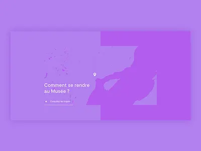 MACBSP – Monochrome maps button flat map maps monochrome museum purple ui