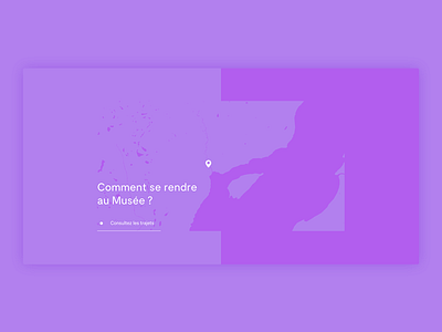 MACBSP – Monochrome maps button flat map maps monochrome museum purple ui