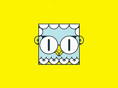 BIRDBOY birb bird colour face illustration lines man peepers