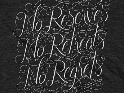 Cotton Bureau calligraphy design drawing hand lettering lettering tshirt william borden