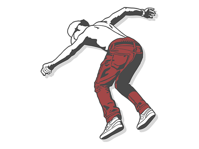 Skateboarding active athletic forms illustration skateboard