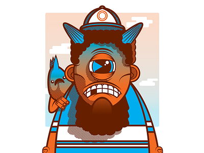 We Are Monsters Vol. 01 adobe illustrator beard character design concept graphic design illustration monsters punk skater vector