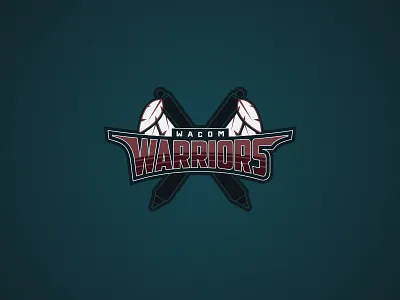 The Wacom Warriors fantasy football intuos league logo team work