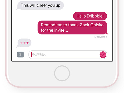 Hello, Dribbble! debut dribbble hello invite thank you ui