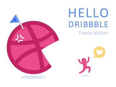 Hello Dribbble~ first. hello