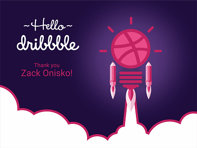 Hello, Dribbble! dribbble hello