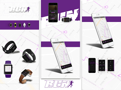 Application runming design fitnes interaction interface ios iphone mobile sport ui ux web