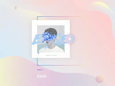 Album Concept album clean concept design gradient graphic music