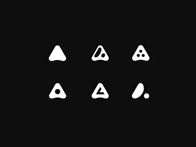 ALD 02 abstract black dynamic logo mark