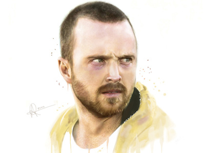 BREAKING BAD ILLUSTRATION. N2 cintiq digital art digital painting illustration portrait