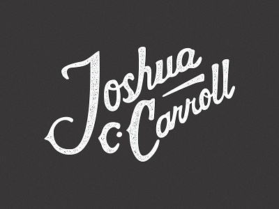 Custom Wordmark hand lettering logo script texture wordmark
