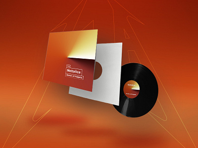 Mettalica Minimal artwork artwork cover illustration mettalica minimal vinyl