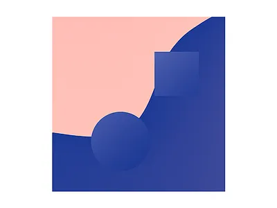 Cube | Digital art abstract aesthetics cube design giclee gradient illustration minimal print unique